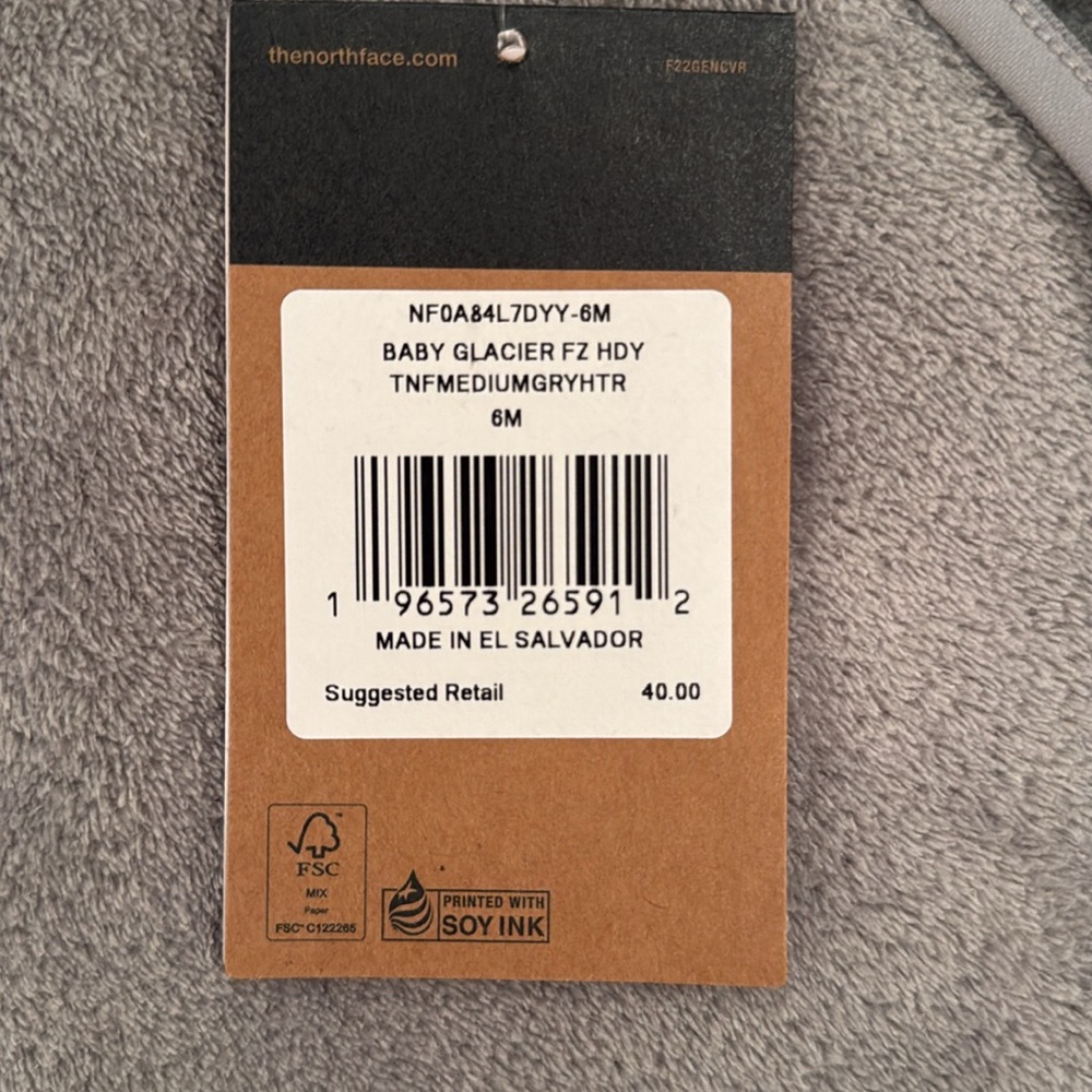 The North Face Kids hooded zip-up fleece - Picture 4 of 4